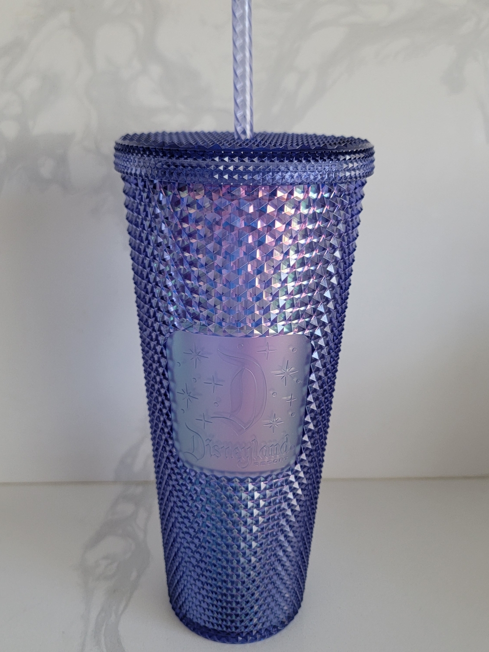 Disneyland Starbucks Iridescent Studded Tumbler - Purple